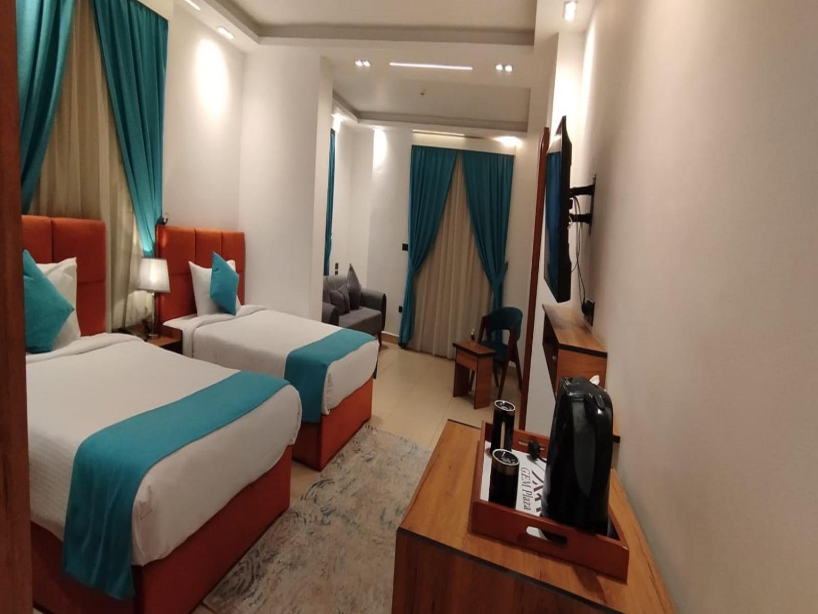 Pyramids Gem Plaza Hotel Kafret el-Gabal Eksteriør billede